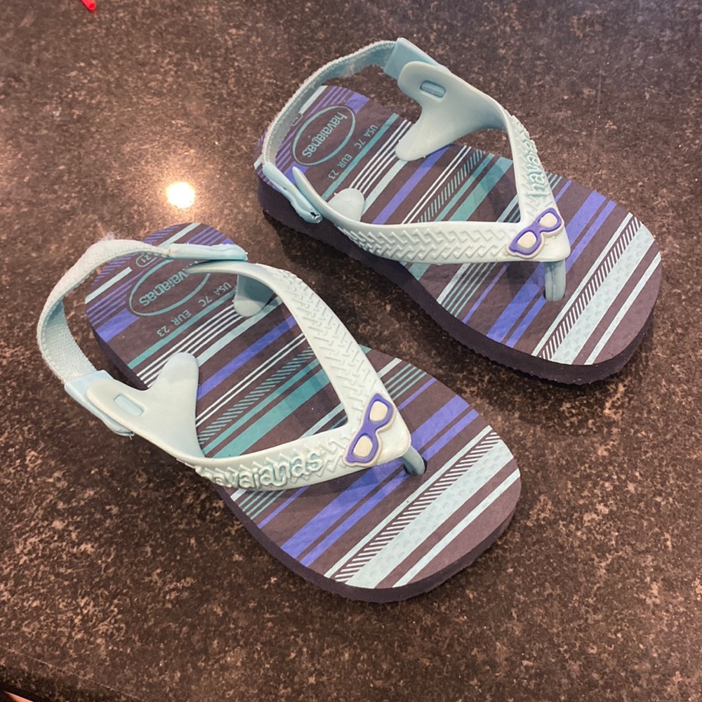 Havaianas baby/toddler flip flops US size 7C